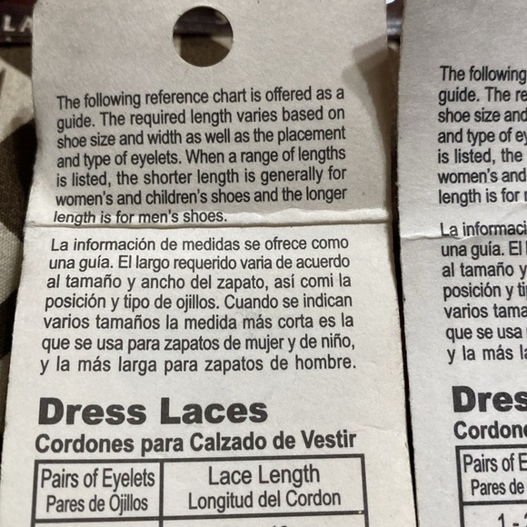 3/$20. Black Dress Shoelace Bundle - Picture 7 of 8